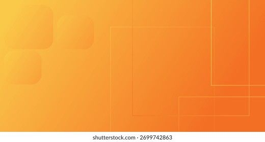 Fondo geométrico Abstractas degradado amarillo y naranja con diseño de Formas en capas
