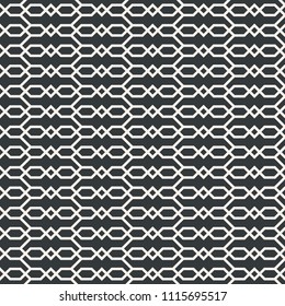 Line zigzag seamless abstract pattern monochrome or two colors vector