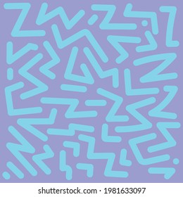 Lineal Aaron seamless pattern. Retro Style 80-90s