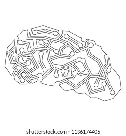 Lineal brain design