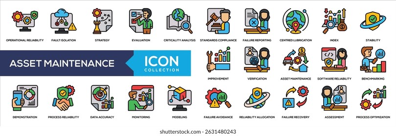 Lineal Color - Asset Maintenance Icon Collection