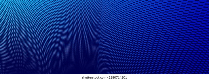 Linear abstract background, vector design 3D lines in perspective, curve and wave lines in motion, smooth and soft backdrop.