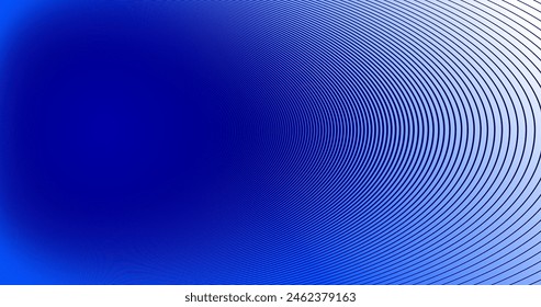 Linear abstract background, vector design 3D lines in perspective, curve and wave lines in motion, smooth and soft backdrop.