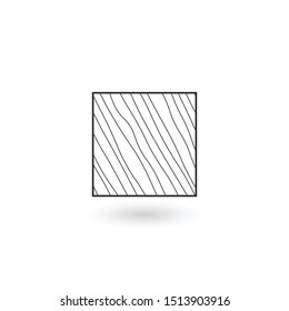 Linear abstract wavy lines Geometric identity Logo Design Template . Stock Vector illustration isolated on white background