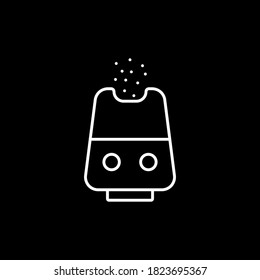 Linear air purifier icon from Electronic devices outline collection.