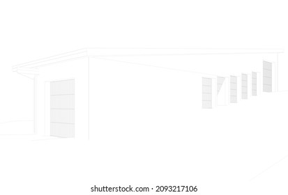Lineare Architektur, Vektorgrafik 3D