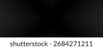 Linear arrow halftone background. Striped gradient triangle texture. Line arrows center pointing. Thin to thick repeating stripe backdrop for poster, cover, banner. Vector masculine sporty wallpaper