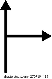 Ícones de seta linear definidos com símbolos direcionais para tomada de decisão. Coleção de ícones de linha de seta de direção. 