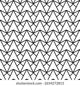 Linear Arrows Gems Pattern Background. 