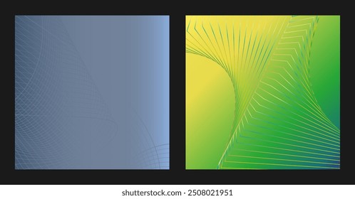 Linear art. A luxurious modern background in a minimalist style. Interior design, paintings, covers, posters and creative ideas of linear