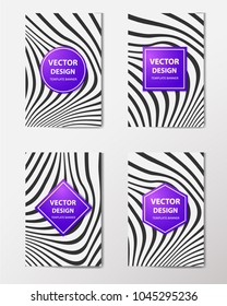 Linear banner with technological, scientific, abstract, geometric background. Set web banner templates for advertising and attracting customers with polygonal abstract shapes, lines.