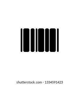 Linear barcode icon from Delivery and logistic outline collection. Thin line barcode icon vector isolated on white background. barcode trendy illustration
