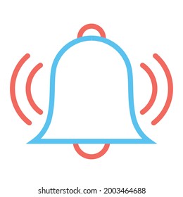 Linear Bell Icon - Vector