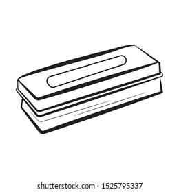 Linear Blackboard Eraser Icon From Education Outline