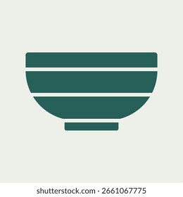 Linear Bowl diseño de Ilustración vectorial útil de moda bastante colorido background.eps