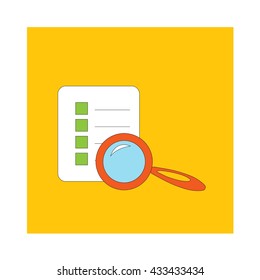 Linear business icon. For websites, web pages, banners, illustration on business theme. Isolated object.