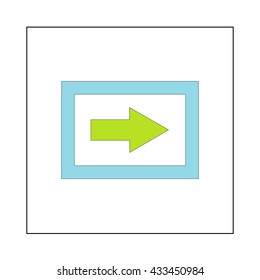 Linear business icon. For websites, web pages, banners, illustration on business theme. Isolated object.