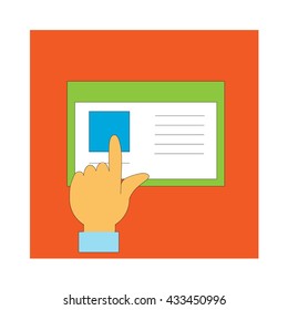 Linear business icon. For websites, web pages, banners, illustration on business theme. Isolated object.