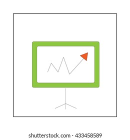 Linear business icon. For websites, web pages, banners, illustration on business theme. Isolated object.
