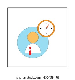 Linear business icon. For websites, web pages, banners, illustration on business theme. Isolated object.