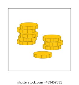Linear business icon. For websites, web pages, banners, illustration on business theme. Isolated object.