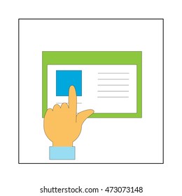 Linear business icon. For websites, web pages, banners, illustration on business theme. Isolated object.