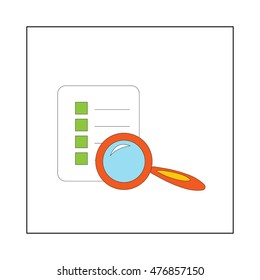 Linear business icon. For websites, web pages, banners, illustration on business theme. Isolated object.