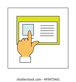 Linear business icon. For websites, web pages, banners, illustration on business theme. Isolated object.