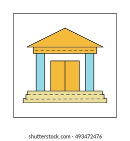 Linear business icon. For websites, web pages, banners, illustration on business theme. Isolated object.