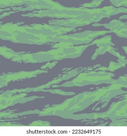 
Linear camouflage pattern, seamless illustration, military fabric texture. Ornament