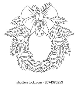 linear children's coloring christmas accessories