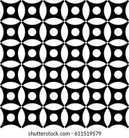 Linear circle, vector pattern