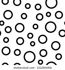 Linear circles pattern, seamless texture background.