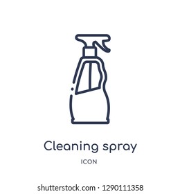 Linear Cleaning Spray Icon Cleaning Outline Stock Vector (Royalty Free ...