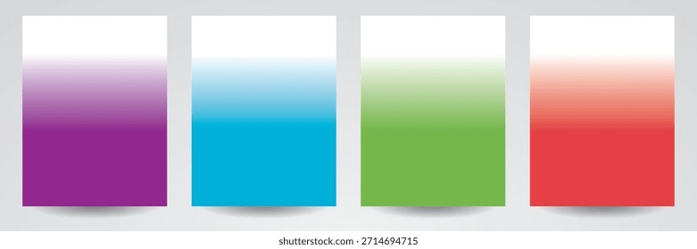 Fundo do gradiente de cor linear de cores roxas, azuis, verdes e vermelhas