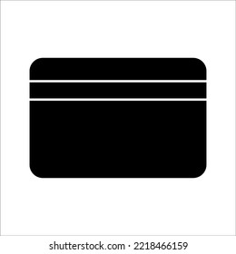 Icono de pago de adeudo lineal, icono de esquema aislado en fondo blanco, eps 10.
