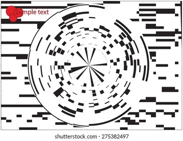 Linear design background. Geometric elements