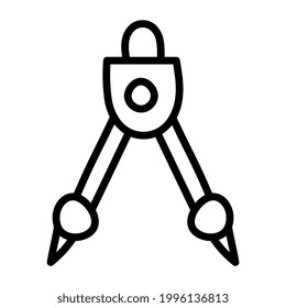 A linear design, icon of divider
