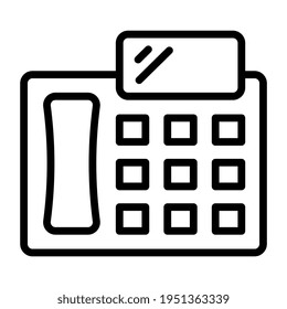 Lineares Design, Symbol für Faxgerät