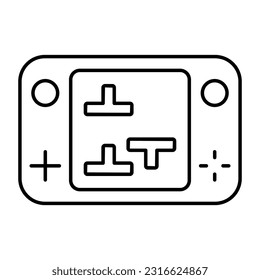 Lineares Design, Symbol für Handyspiel