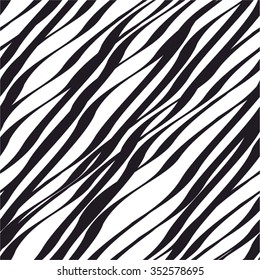 Linear diagonally striped pattern, seamless vector background.