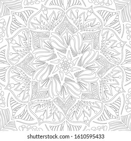 Linear drawing for cover, abstract pattern. Graceful lace