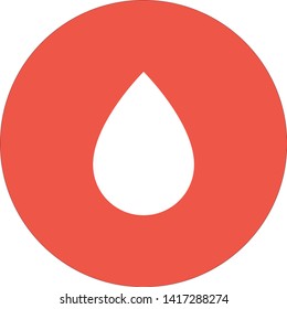 Linear drop water vector icon .The symbol of a  clean water and  a rain  , an illustration of a raindrop .The wheather line.