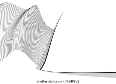 linear fabric pattern - blank page layout