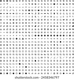 Linear and facial AI related icon