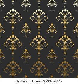 Linear flat abstract lines seamless pattern background