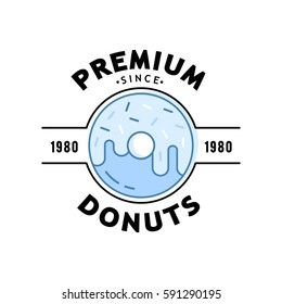 Insignia Lineal de comida rápida, emblema de pancarta o logotipo. Elementos sobre el tema del negocio de la comida rápida.