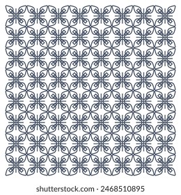 Letra plana lineal X diseño líneas abstractas patrón