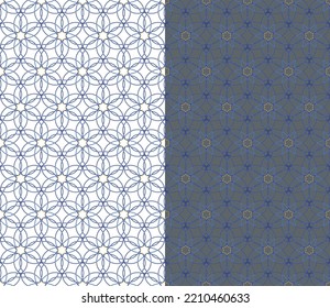 Linear Floral Ornament. Floral design Seamless Pattern. Elegant vector illustration. Transparent background. Surface cover for for invitations, cards, print, gift wrap, textile, wallpaper