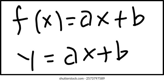 linear formation and linear function, explicit form